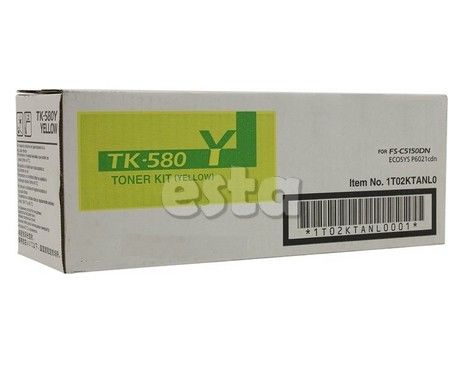 Toner van TK580 Kyocera Patronen FS - C5150DN 4 - Zwart/Cyaan/Magenta/Geel Pak