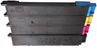 Toner TK8325 C M Y K van Kyocerataskalfa 2551ci Kleurentoner Patroon wat afbreken
