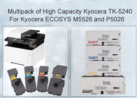 Kyocera TK-5240 CMYK Multipack Laserprinter Tonercartridge voor Kyocera Ecosys M5526cdw