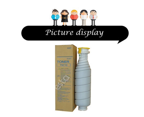 TN 710 02XJ Zwarte tonercartridge voor kopieermachines, verbruiksbare toner voor Bizhub 600 601 750 751
