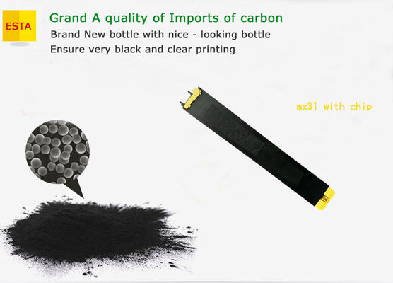 Scherpe Zwarte Tonercartridge MX-3100N en MX-2600N Kopieerapparaten MX-31NTBA