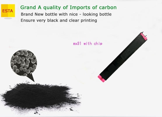 Scherpe Zwarte Tonercartridge MX-3100N en MX-2600N Kopieerapparaten MX-31NTBA