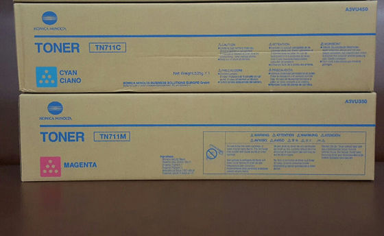 TN711K Konica Minolta-Toner Patroon Zwarte 47.2K voor BizHub C654, C754, Proc754