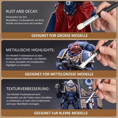 Top Modelbouw Fijn Detail Verfkwast Kwast Set Acryl- en Olieverf