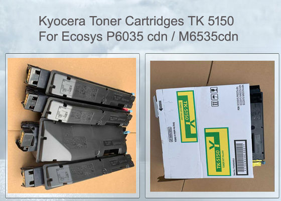 KYOCERA TK-5150Y TONER CARTRIDGE 1T02NSANL0 voor ECOSYS 6535, 4 stuks per set 10K pagina's