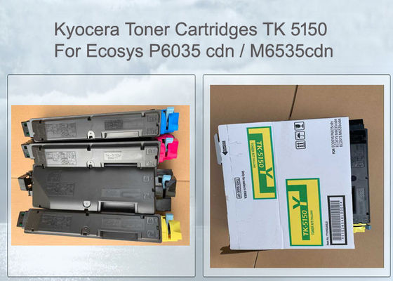 KYOCERA TK-5150Y TONER CARTRIDGE 1T02NSANL0 voor ECOSYS 6535, 4 stuks per set 10K pagina's