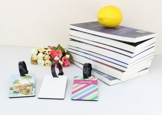 MDF Cycle Sublimatie Blank Products Custom Baggage Tags Voor warmtepers