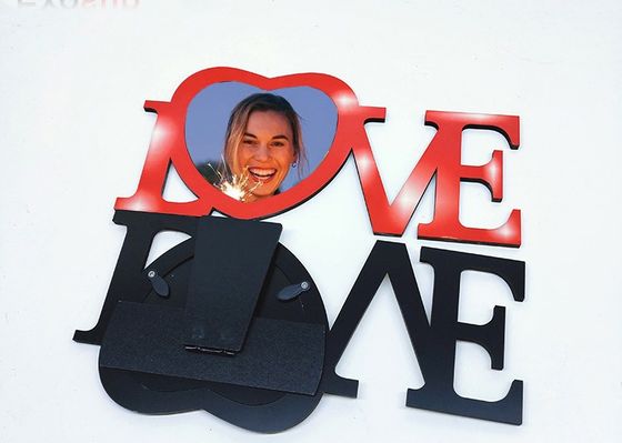 Verf MDF Sublimatie Blank Liefde Hart Foto Picture Frame Voor het drukken