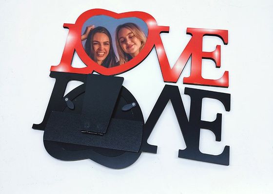 Verf MDF Sublimatie Blank Liefde Hart Foto Picture Frame Voor het drukken